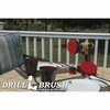 Drill Brush Power Scrubber By Useful Products 5 in W 5 in L Brush, Red R-S-542-QC-DB